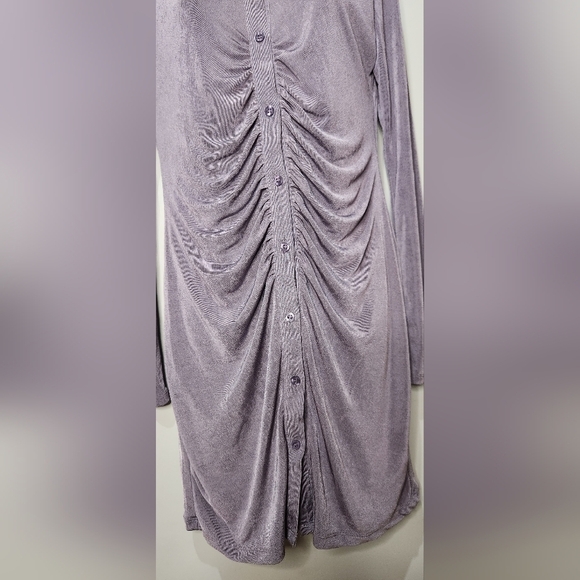 just polly new York mini dress size L color purple - Picture 4 of 6